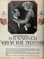 When We Were 21 (1921) afişi