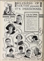 Wildness Of Youth (1922) afişi