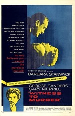 Witness To Murder (1954) afişi