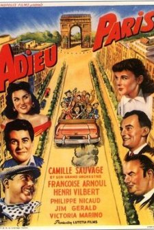 Adieu Paris (1952) afişi