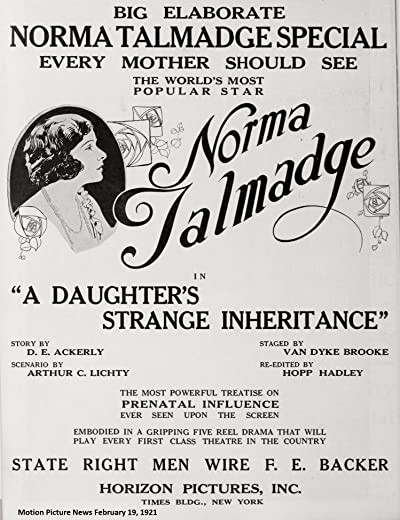 A Daughter's Strange ınheritance (1915) afişi A Daughter's Strange ınheritance (1915) afişi