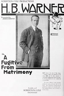 A Fugitive From Matrimony (1919) afişi