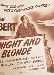 A Knight And A Blonde (1944) afişi