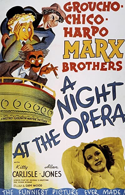 A Night At The Opera (1935) afişi A Night At The Opera (1935) afişi