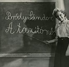 A Tanítónö (1945) afişi
