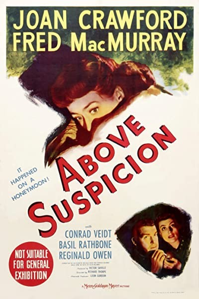 Above Suspicion (1943) afişi Above Suspicion (1943) afişi