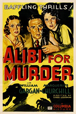 Alibi For Murder (1936) afişi Alibi For Murder (1936) afişi