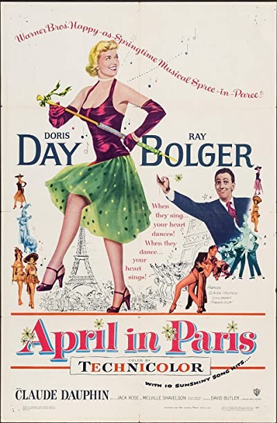 April in Paris (1952) afişi April in Paris (1952) afişi