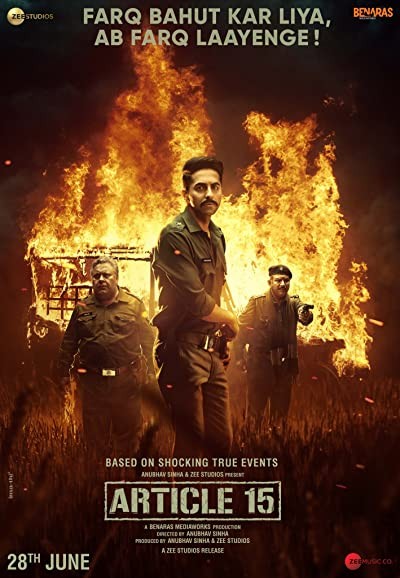 Article 15 (2019) afişi Article 15 (2019) afişi