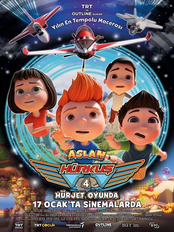 Aslan Hürkuş 4: Hürjet Oyunda (2025) afişi Aslan Hürkuş 4: Hürjet Oyunda (2025) afişi