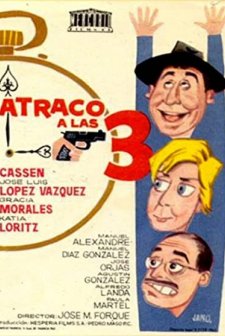 Atraco a las tres (1962) afişi