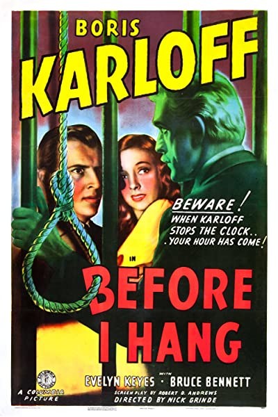 Before I Hang (1940) afişi Before I Hang (1940) afişi