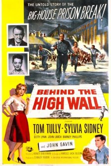 Behind The High Wall (1956) afişi