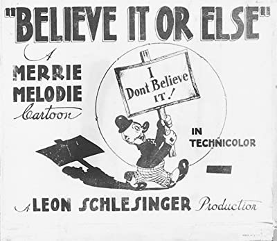 Believe ıt Or Else (1939) afişi Believe ıt Or Else (1939) afişi