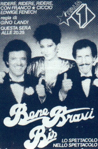 Bene, bravi, bis (1984) afişi Bene, bravi, bis (1984) afişi