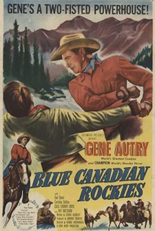 Blue Canadian Rockies (1952) afişi