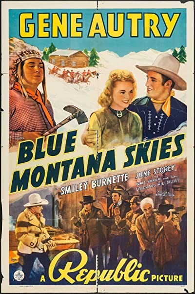 Blue Montana Skies (1939) afişi Blue Montana Skies (1939) afişi