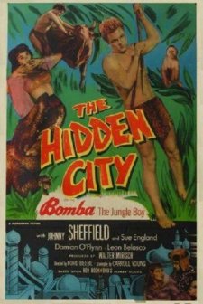 Bomba and the Hidden City (1950) afişi