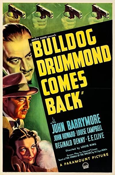 Bulldog Drummond Comes Back (1937) afişi Bulldog Drummond Comes Back (1937) afişi
