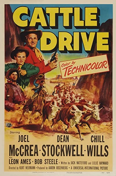 Cattle Drive (1951) afişi Cattle Drive (1951) afişi