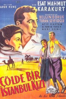 Çölde Bir İstanbul Kızı (1957) afişi