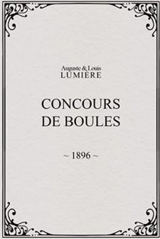 Concours De Boules (1896) afişi