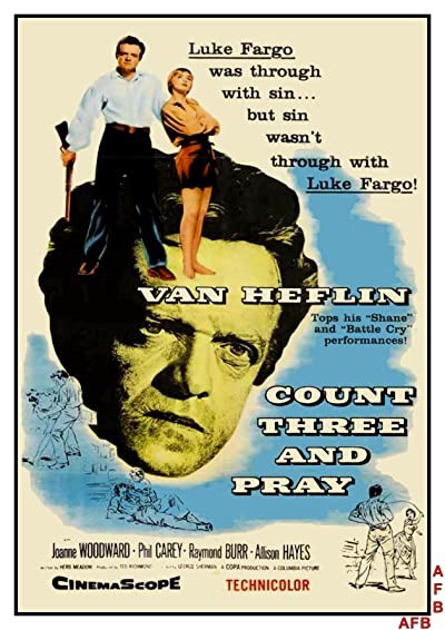 Count Three and Pray (1955) afişi Count Three and Pray (1955) afişi
