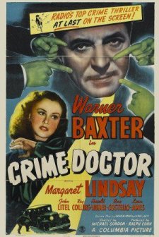 Crime Doctor (1943) afişi