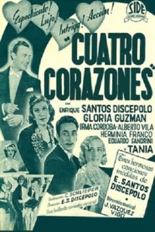 Cuatro corazones (1939) afişi