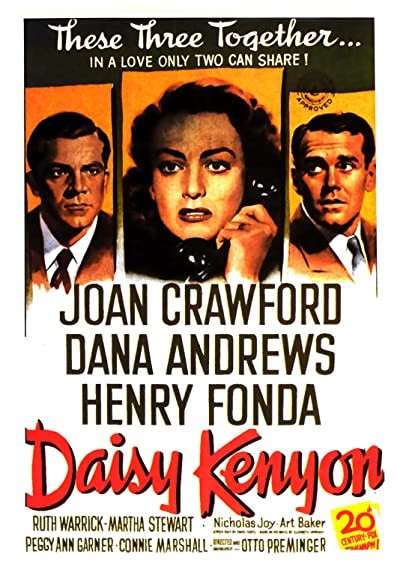 Daisy Kenyon (1947) afişi Daisy Kenyon (1947) afişi
