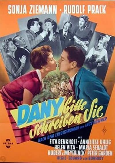 Dany, bitte schreiben Sie (1956) afişi Dany, bitte schreiben Sie (1956) afişi