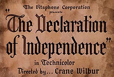 Declaration Of Independence (1938) afişi Declaration Of Independence (1938) afişi