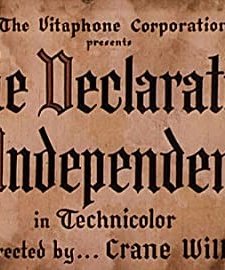 Declaration Of Independence (1938) afişi