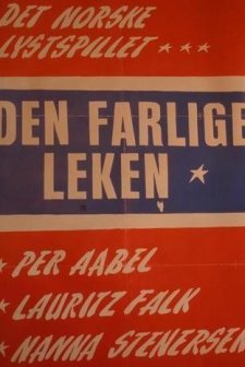 Den Farlige Leken (1942) afişi