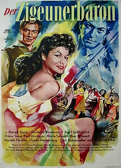 Der Zigeunerbaron (1954) afişi Der Zigeunerbaron (1954) afişi