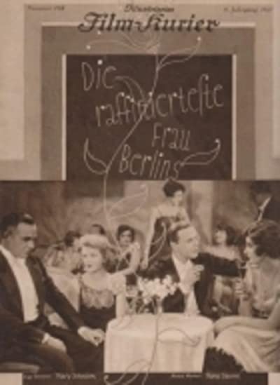 Die Raffinierteste Frau Berlins (1927) afişi Die Raffinierteste Frau Berlins (1927) afişi