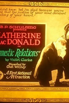 Domestic Relations (1922) afişi