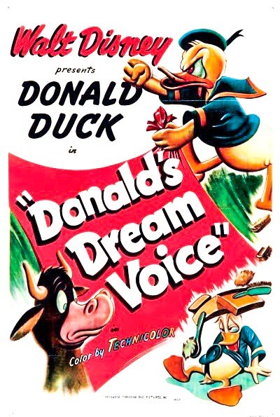 Donald's Dream Voice (1948) afişi Donald's Dream Voice (1948) afişi