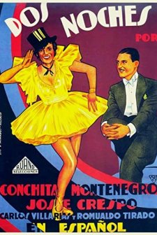 Dos Noches (1933) afişi