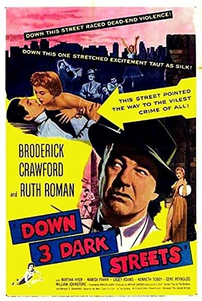 Down Three Dark Streets (1954) afişi Down Three Dark Streets (1954) afişi