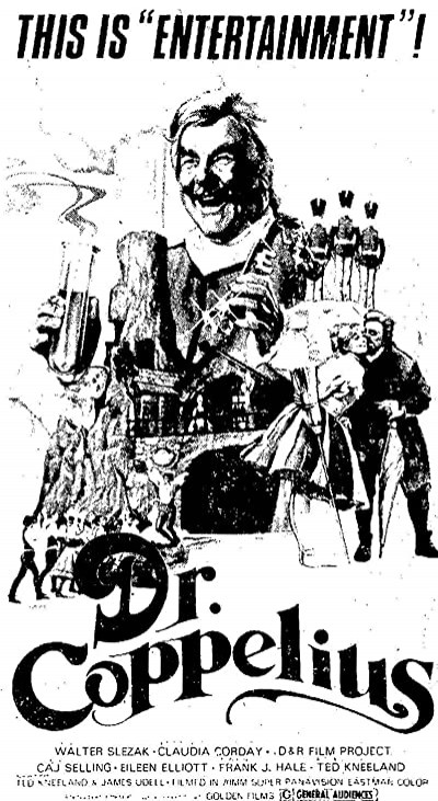 Dr Coppelius (1966) afişi Dr Coppelius (1966) afişi