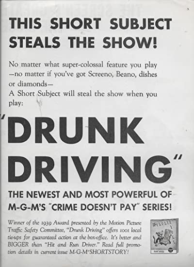 Drunk Driving (1939) afişi Drunk Driving (1939) afişi