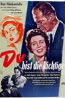 Du Bist Die Richtige (1955) afişi