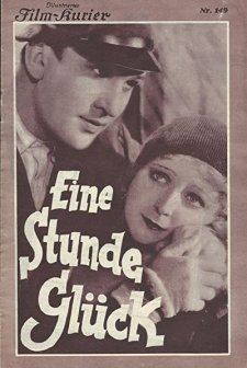 Eine Stunde Glück (1931) afişi