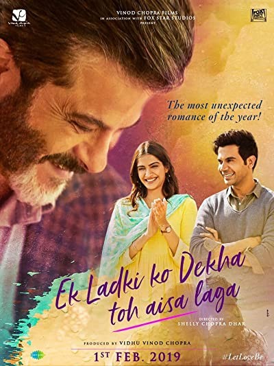 Ek Ladki Ko Dekha Toh Aisa Laga (2019) afişi Ek Ladki Ko Dekha Toh Aisa Laga (2019) afişi