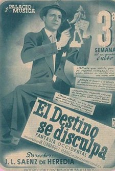El Destino Se Disculpa (1945) afişi