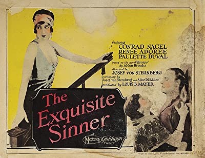 Exquisite Sinner (1926) afişi Exquisite Sinner (1926) afişi