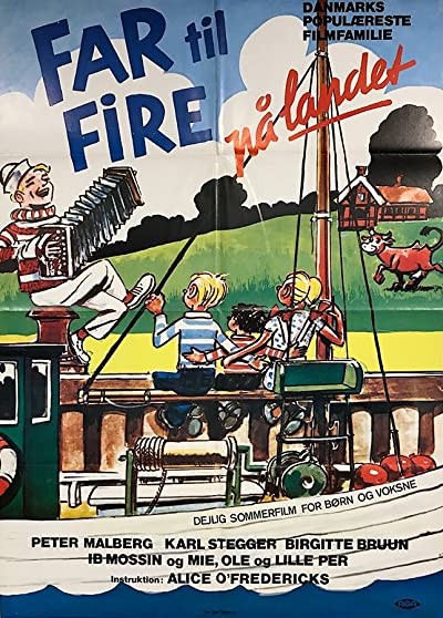 Far til fire på landet (1955) afişi Far til fire på landet (1955) afişi
