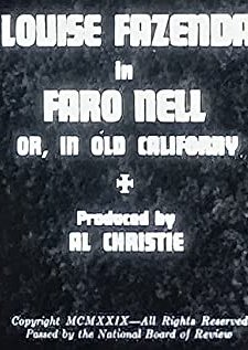 Faro Nell (1929) afişi