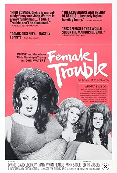Female Trouble (1974) afişi Female Trouble (1974) afişi